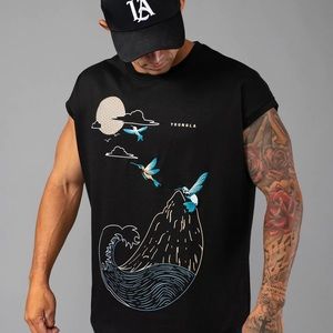 YoungLA Graphic Rambo Tee - Black - Size L